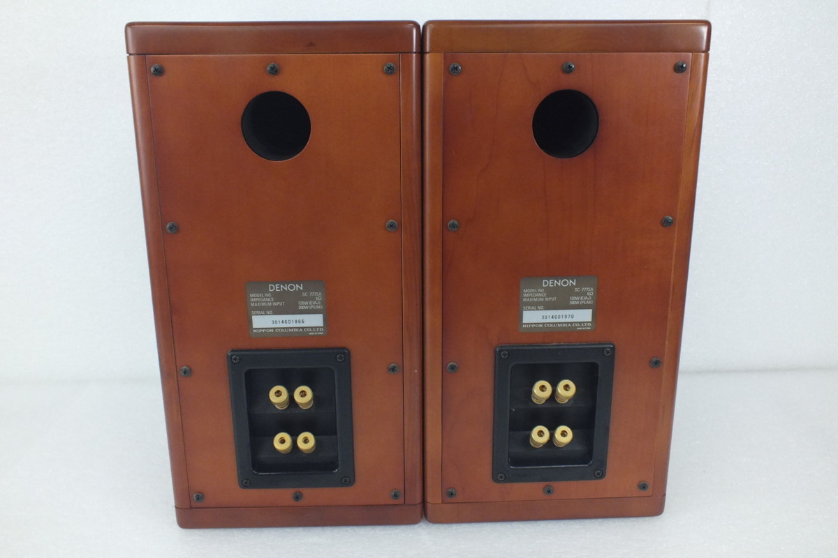 □DENON スピーカーペア SC-777SA デノン 音出し済み 中古品【62K6327