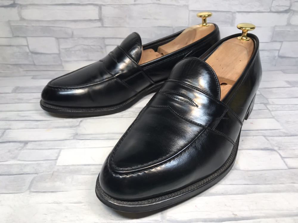 驚きの破格値，驚きの破格値，HOT SCOTCH GRAIN スコッチグレイン ローファー 黒 25.5㎝ ビジネス メンズ ブラック 革靴(25.5cm)｜売買されたオークション情報、yahooの商品情報をアーカイブ公開 - オークファン 25.5cm