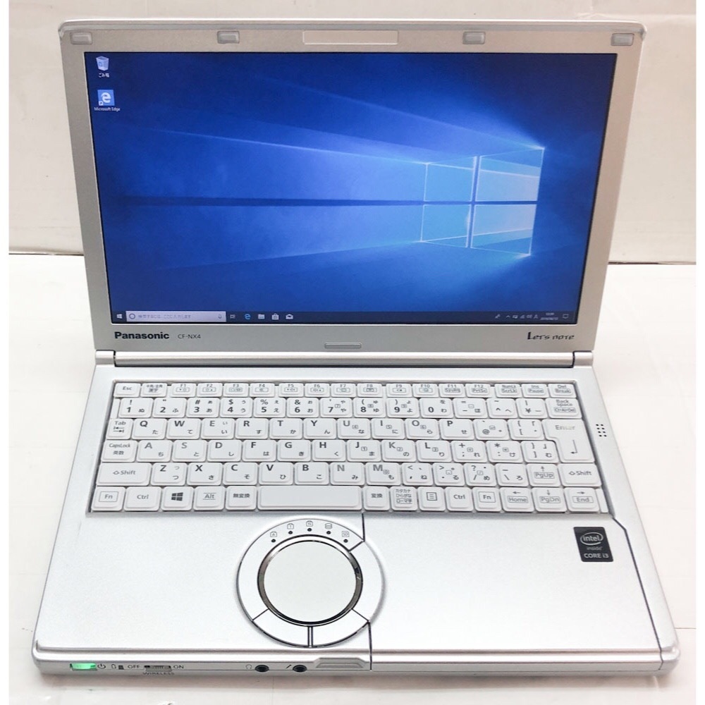 ●SSD搭載 軽量＆頑丈モバイルノート Panasonic Let's note CF-NX4GDRCS (Core i3-5010U 2.1GHz/4GB/SSD128GB/Wi-Fi/Windows10 Pro 64bit)
