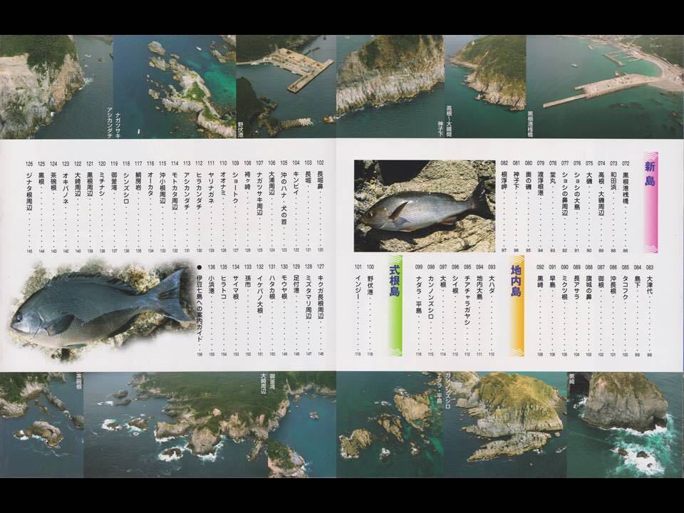 絶版／入手困難／レア】空撮 伊豆七島 釣り場ガイド ① 大島 利島 鵜渡