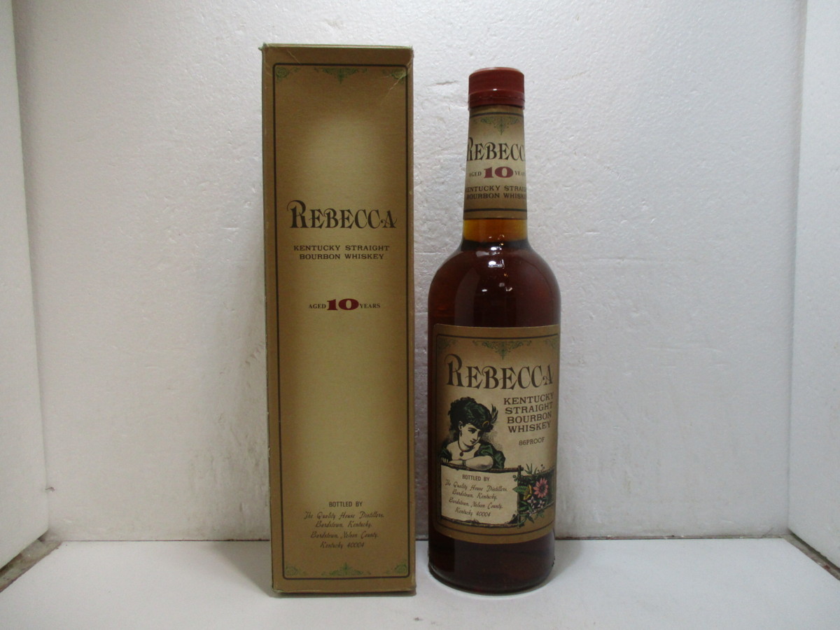 REBECCA 10年 レベッカ 10年 バーボン ウイスキー 箱入 未開封 古酒