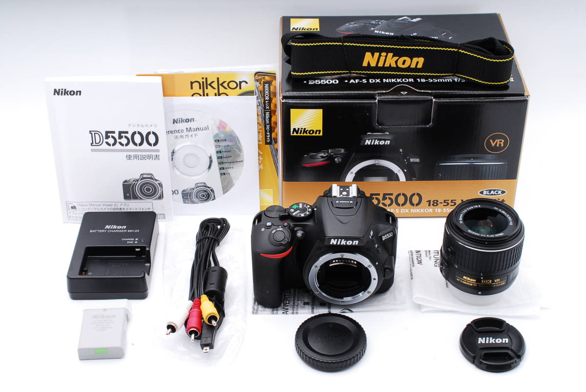 D5500 Nikon デジタル一眼レフカメラ 18-55 VRII | VR レンズ 2416万 