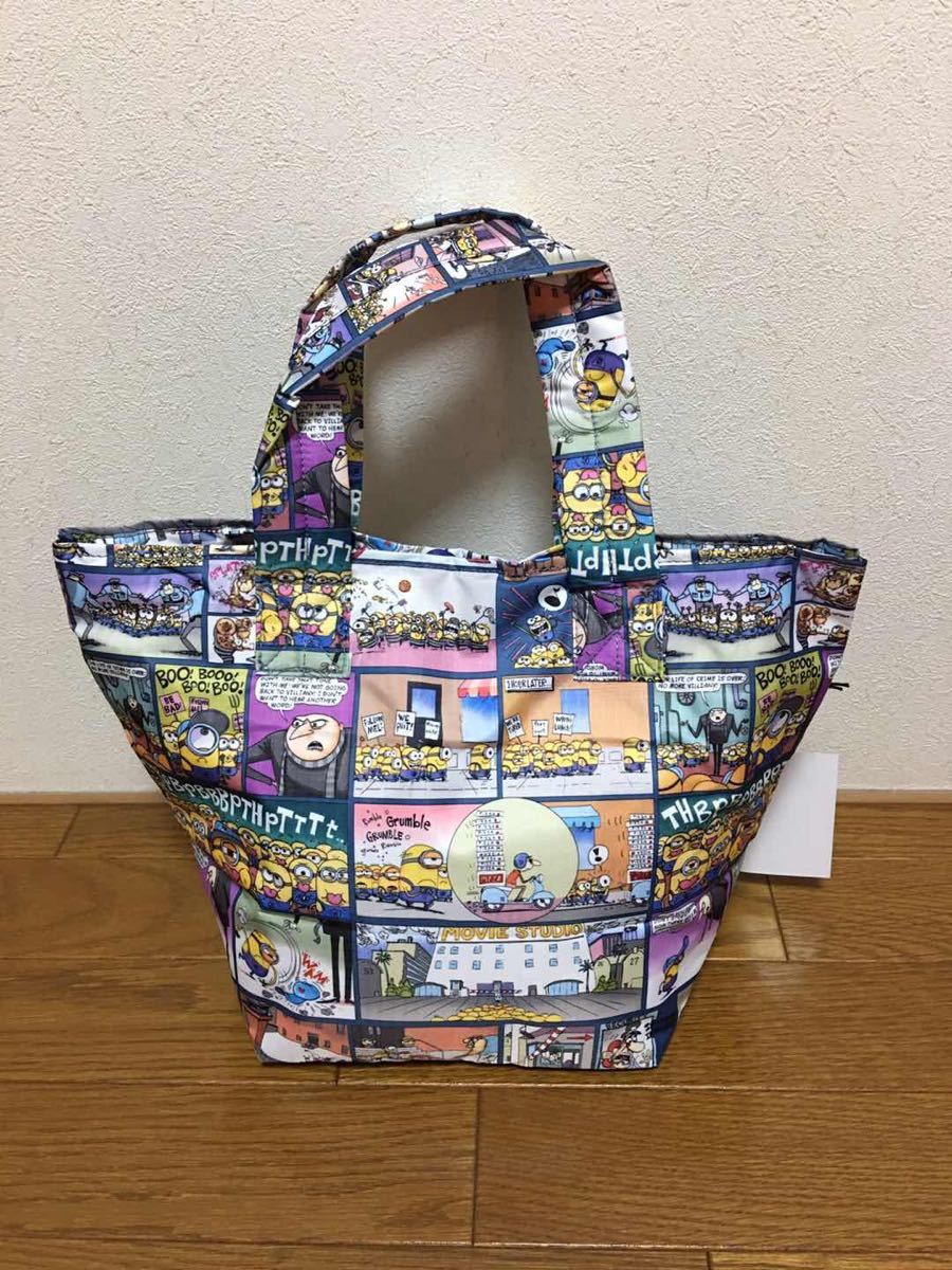 LeSportsac ミニオンコラボ トートバッグ PETIT AMOUR TOTE 2448 G510 ミニオンズ コミック