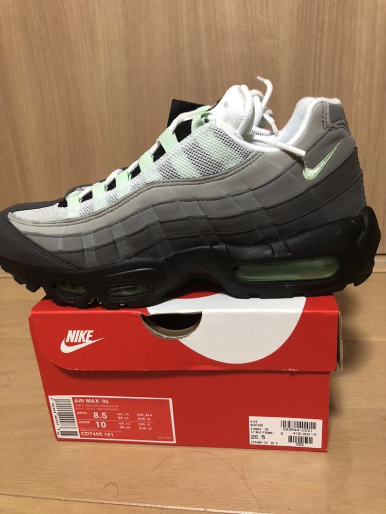 NIKE AIR MAX 95 エア マックス MINT RUSH ミント ラッシュ 27.0Cm 靴 