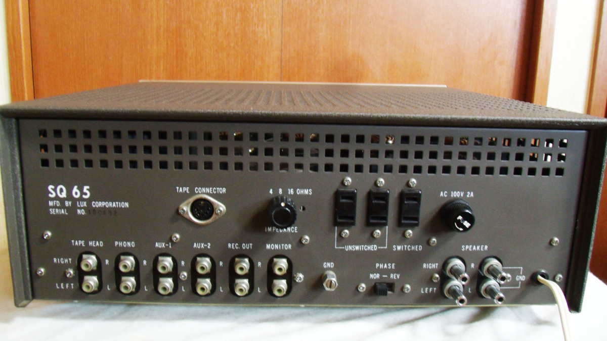 LUXMAN SQ5B 真空管アンプ 管球式 プリメイン 通電OK LUX (LUXMAN・ラックスマン) 真空管プリメインアンプSQ5B 【公式