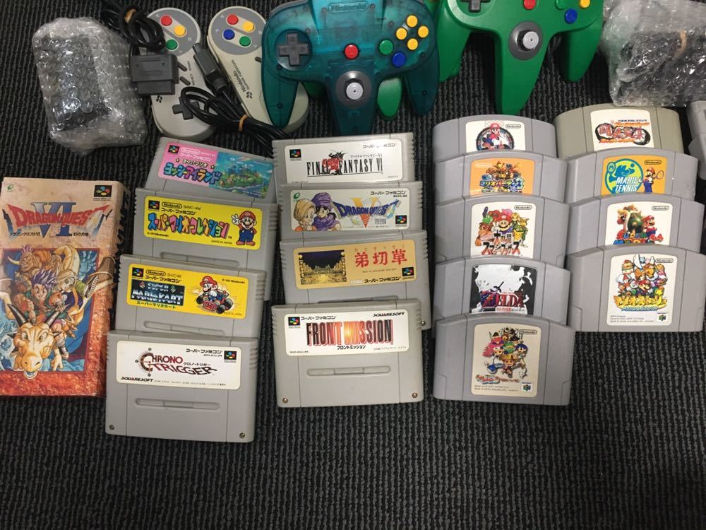 スーパーファミコン Nintendo64 本体 ソフト セット ジャンク 扱い