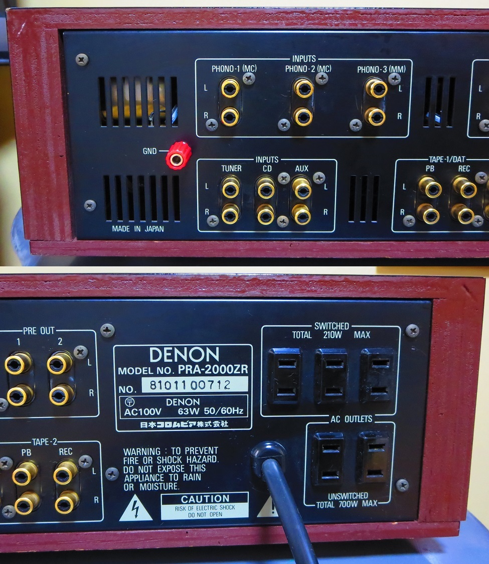 整備品DENON PRA-2000 プリアンプ デノン DENON PRA-2000