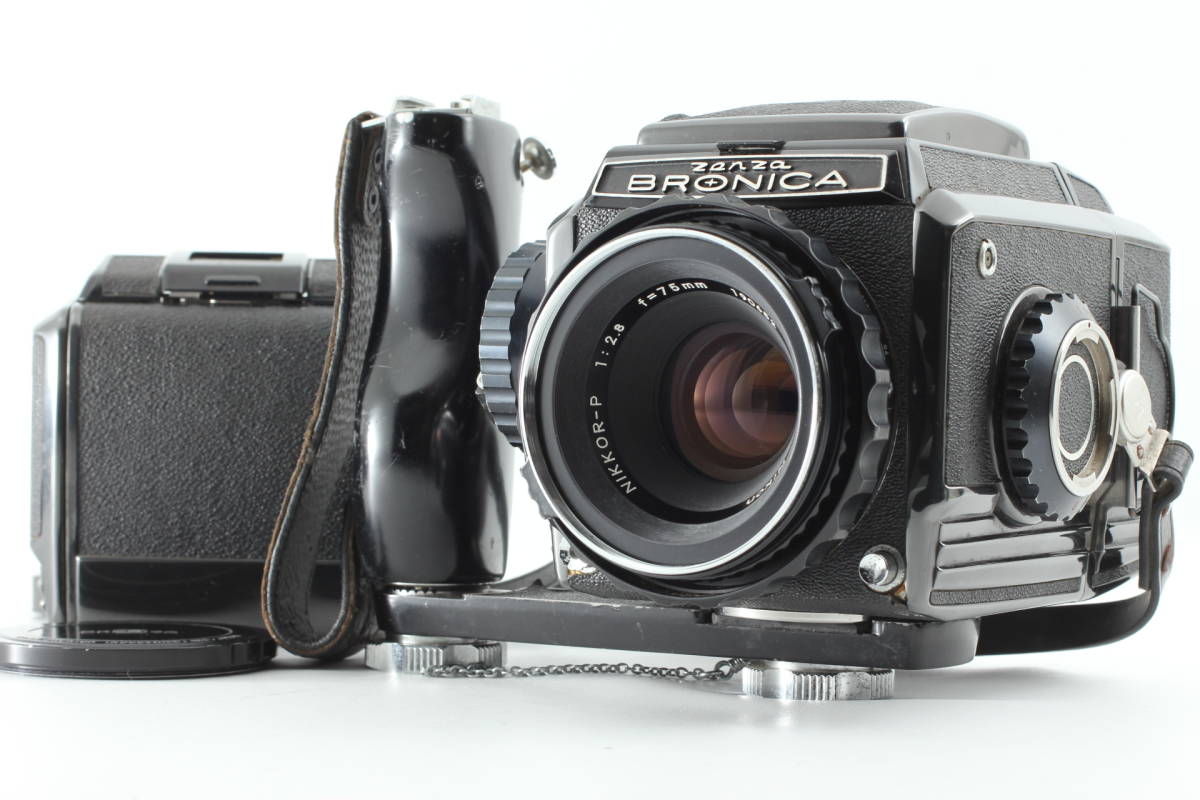 ZENZA BRONICA ゼンザブロニカ S2 ブラック 中判カメラ & 75mm f/2.8 