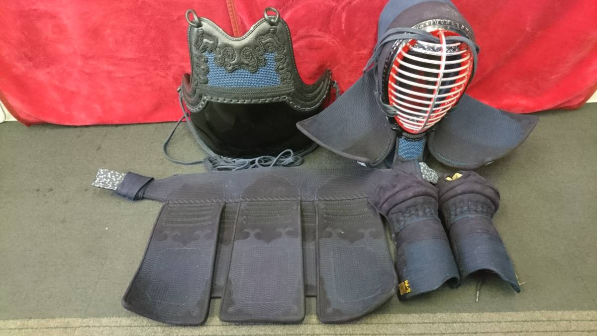 7-11 中古品 剣道防具一式 面 胴 小手 男性用 大人用 個人名刺繍あり  