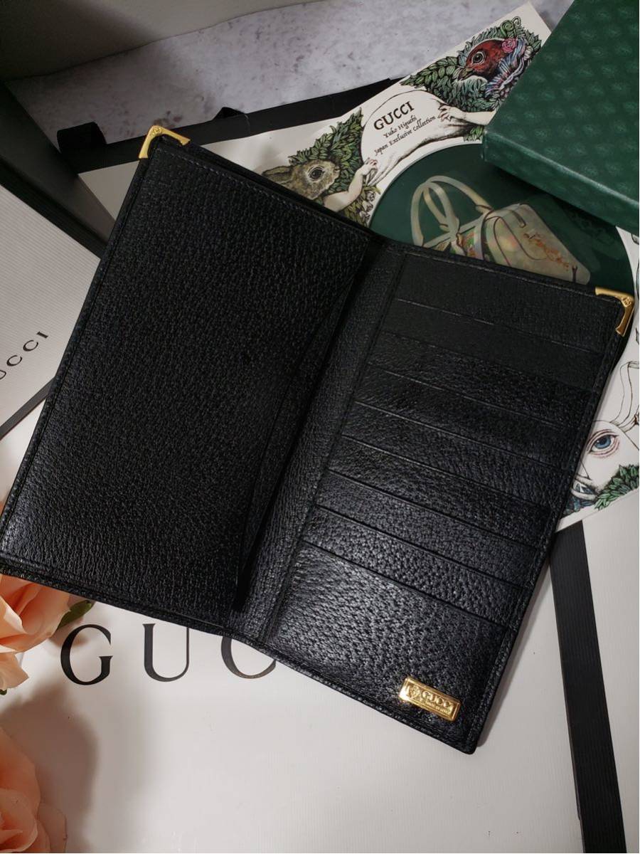  1円 極 GUCCI グッチ 0303810439 長財布 黒 箱付 二つ折り カードケース 財布 wallet 財嚢 磨耗がある 正規品(男性用財布)｜売買されたオークション情報、yahooの商品情報をアーカイブ公開 - オークフ 服飾小物