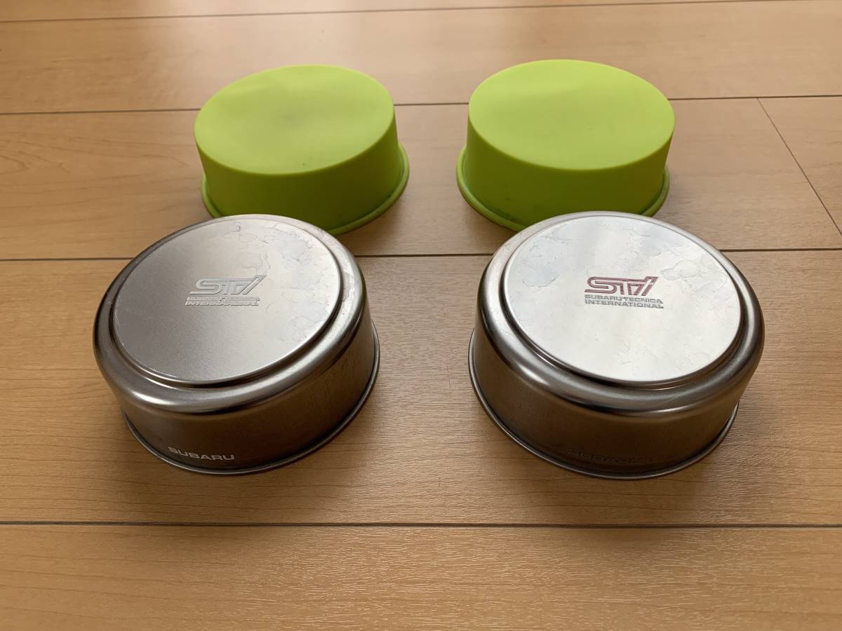 レヴォーグ　アッパーマウントカバー(ステンレス＆シリコン１台分セット） WRX S4 レヴォーグ レヴォーグ・VM）by アッパーマウントカバー レヴォーグVM Yahoo!オークション 自作