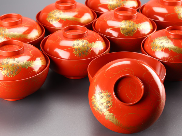 定番人気，限定セール 琴 茶懐石道具 蒔絵吸物椀九客 箱付 WA640(椀)｜売買されたオークション情報、yahooの商品情報をアーカイブ公開 - オークファン 椀