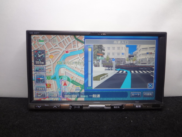 ◎アルパイン ALPINE （2009年地図） VIE-X077　DVDビデオ再生　CD3000曲録音 保証付_5