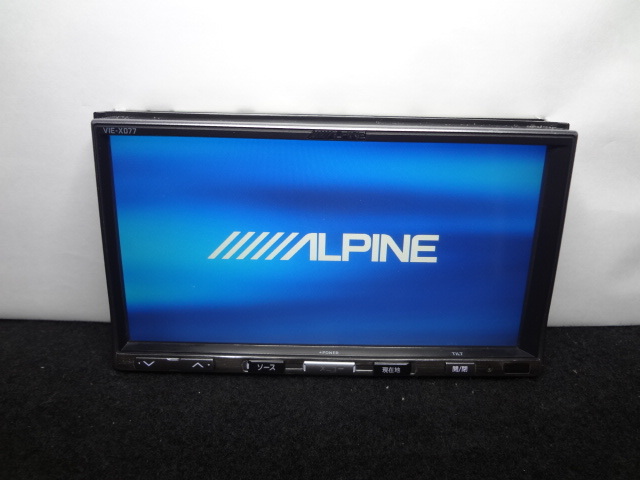 ◎アルパイン ALPINE （2009年地図） VIE-X077　DVDビデオ再生　CD3000曲録音 保証付_8