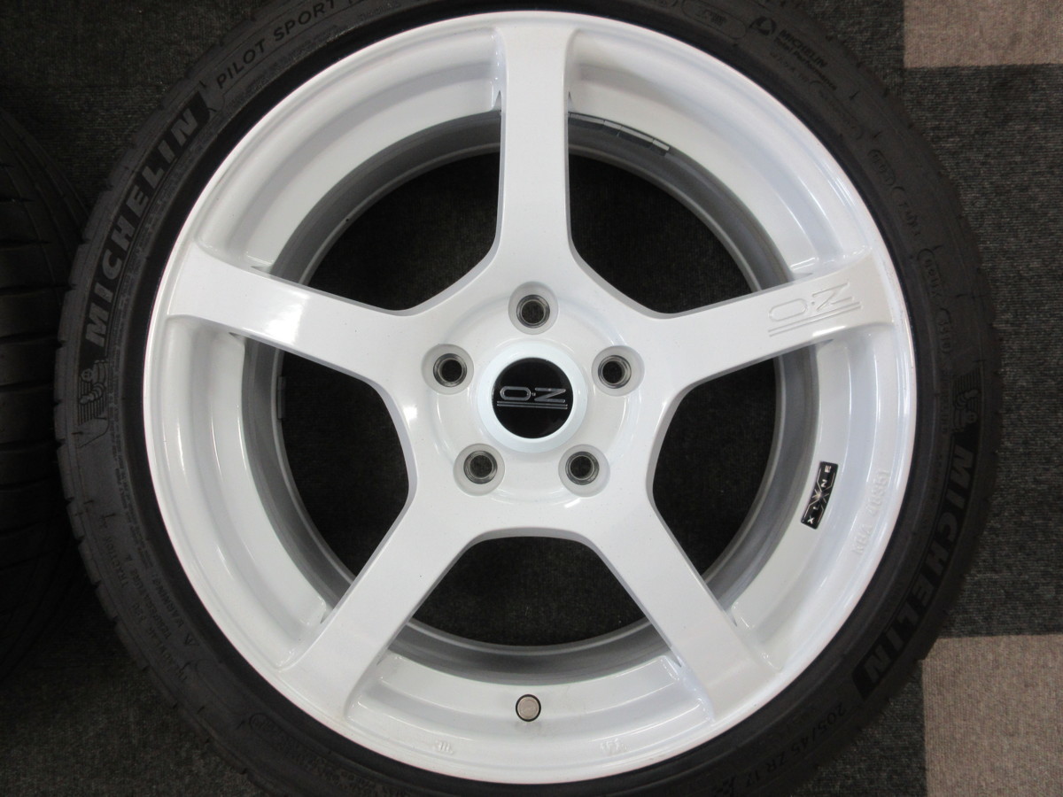 【 現行 ミニクーパー 】OZ X-Line トリノ 17インチ 7j +50 ミシュラン PS4 205/45R17 205/45-17 2018年