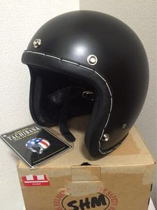SHM OLD SCHOOL ジェットヘルメット バブルシールドおまけ付き （bell 