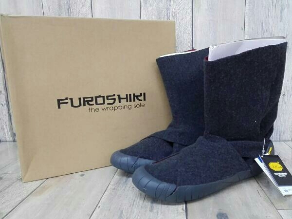 スニーカー Furoshiki Vibram EU38 ネイビー vibramビブラムFUROSHIKI 