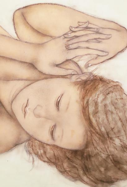 良品まとめ売り 【真作】【WISH】藤本直司 「浅春」6号 日本画 共シール ◆魅惑の裸婦逸品　〇創画会会友、春賞、渡欧しイタリアフレスコ画を学ぶ#19072492
