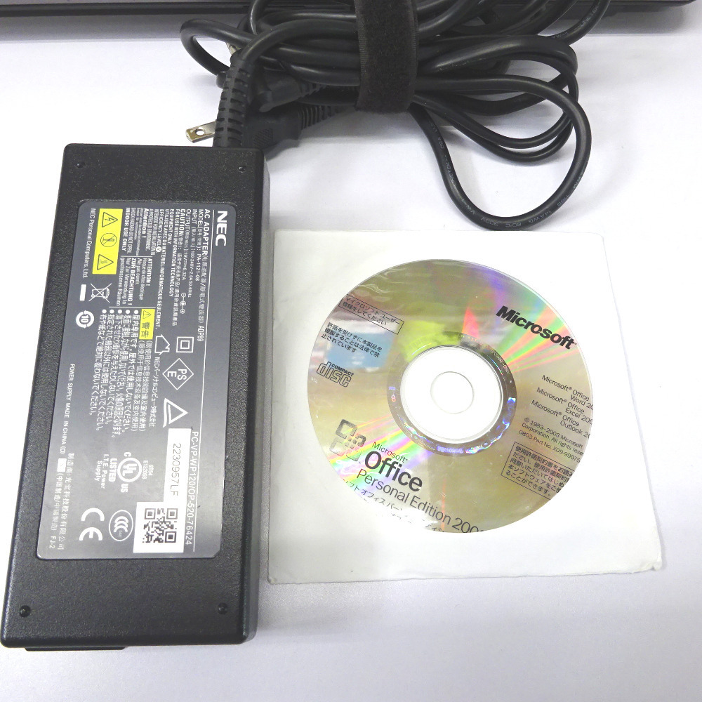 Ft839561 エヌイーシー NEC PC-LL750F26B ノートパソコン Win7 core i7