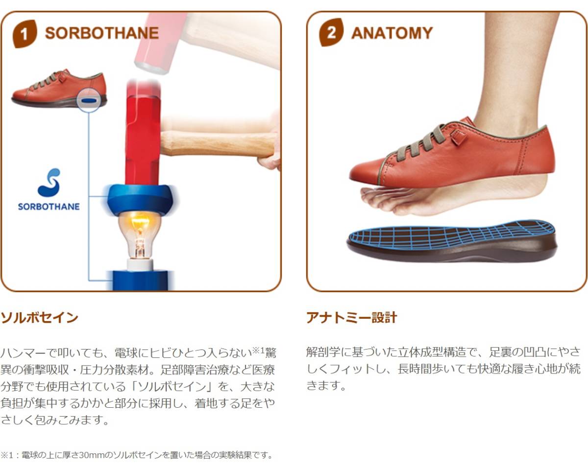 正価14040円 ASC0410 オレンジ 24.5cm/アキレス/ソルボ/レディース/シューズ/靴/3E/ecco/Achilles/SORBO/婦人