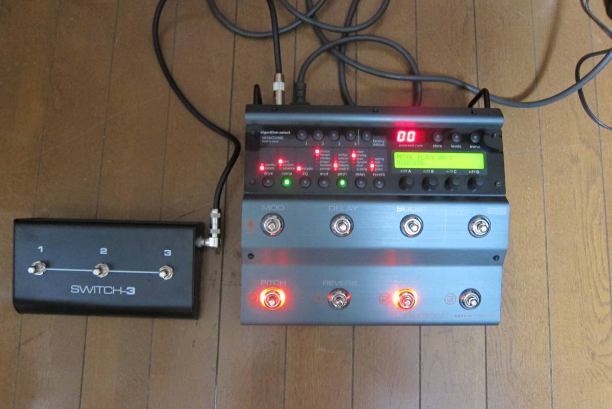 即納可 t.c.electronic NOVA System 出音良いです！！スイッチ3、元箱