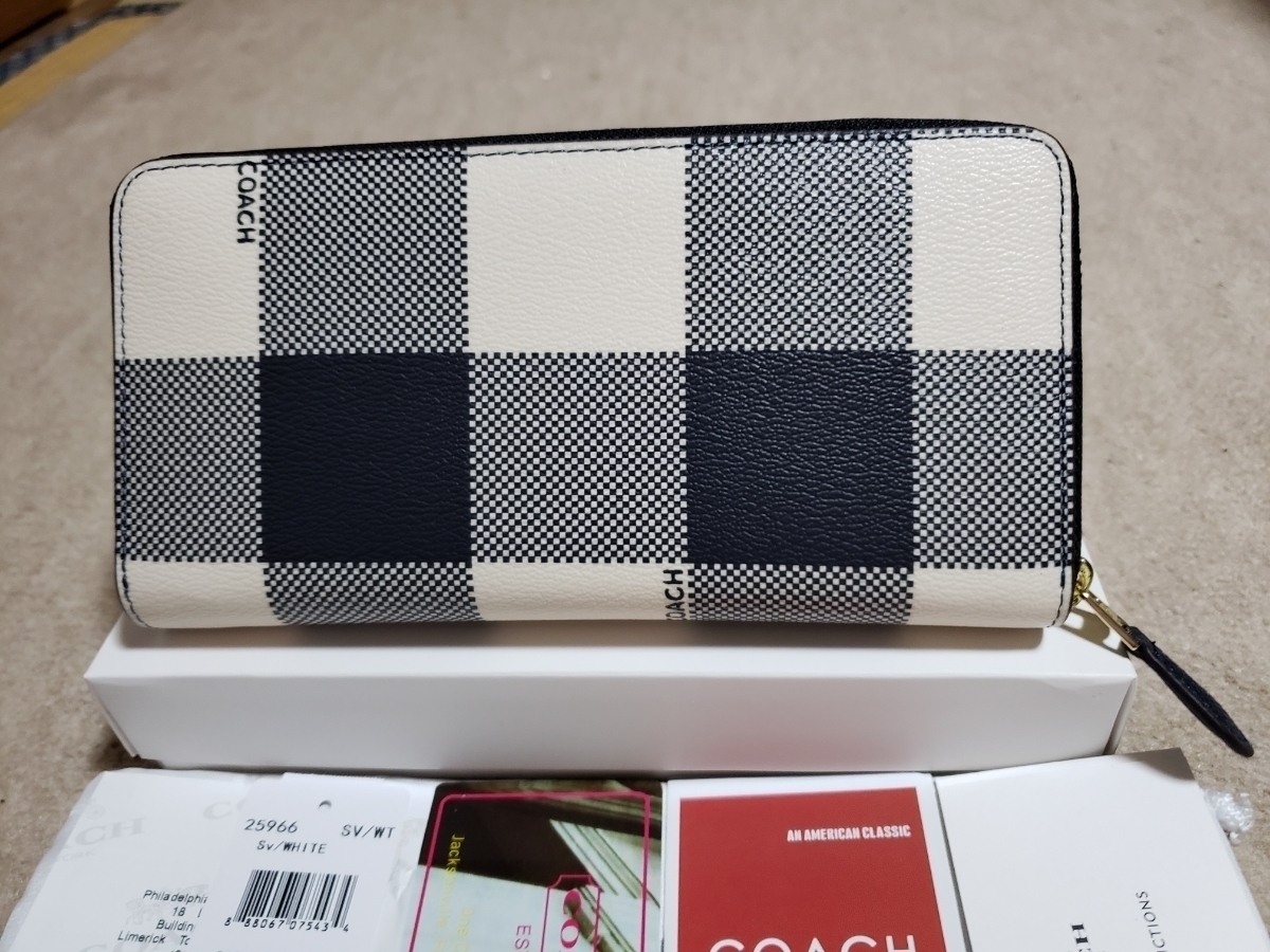 COACH 人気長財布メンズレディース新品未使用F25966