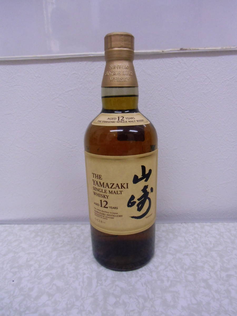 山崎 12年 サントリー 700ml シングルモルト ウイスキー 未開栓