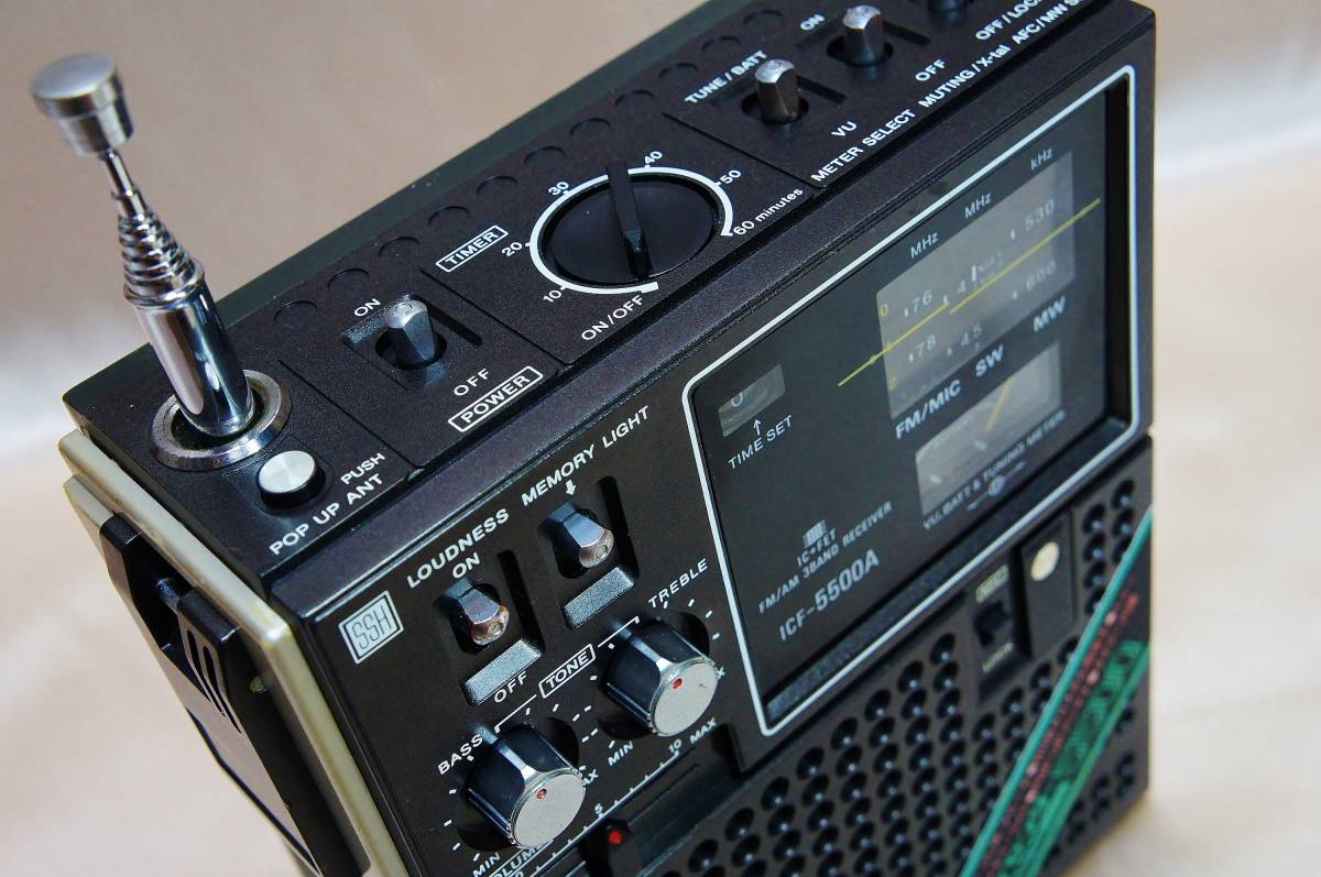 オーディオ機器 SONY ICF-5500 Skysensor BCLラジオ[ソニー][スカイ