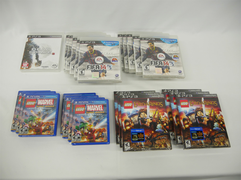 PS3 PSVITA FIFA 14 DEAD SPACE 3 LEGO THE LORD OF THE RINGS MARVEL 24本セット_1
