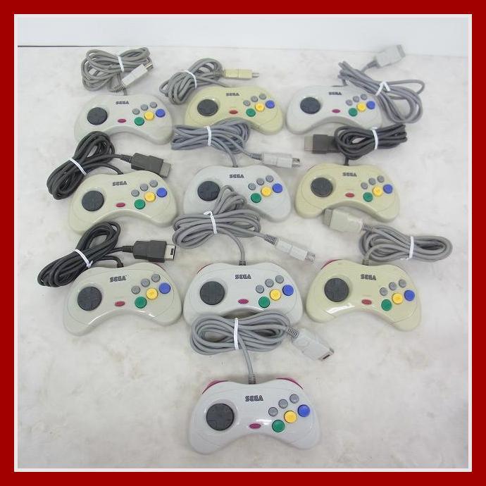 【新品，得価】 SS セガサターン コントローラ ホワイト まとめて10個 大量セット SEGA セガ 20(本体、アクセサリー)｜売買されたオークション情報、yahooの商品情報をアーカイブ公開 - オークファン サターン