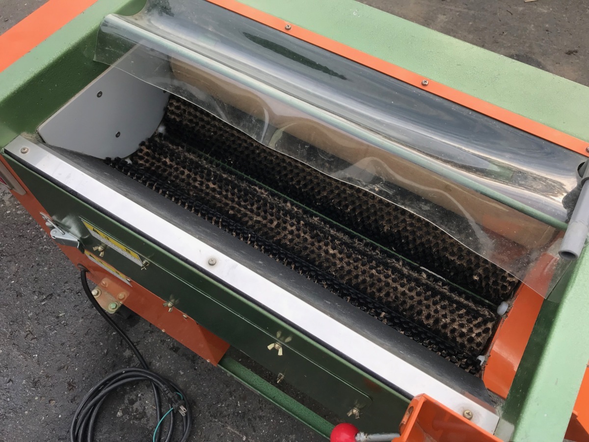 ちくし号農機製作所 果実 根菜類 洗浄機 ST4-65 100V ちくし号農機