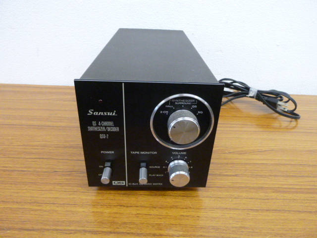 名機 ・動作品】SANSUI サンスイ QSD-2 QSシンセサイザー 名機 ・動作