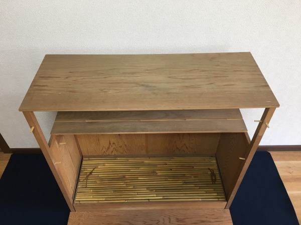 置水屋 茶道具 - 水屋 水屋箪笥 茶室 茶道 小水屋 有限 キャビネット