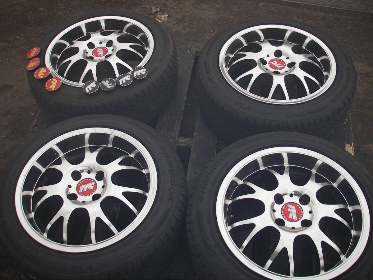 驚きの破格値，新作登場 RAYS ITC-SPORT MESH 157.0JJ PCD100/+38 4穴 4本セット Hankook VENTUS V12 evo 185/55R15付(ラジアルタイヤ)｜売買されたオークション情報、yahooの商品情報をアーカイブ公開 - オークファン 4穴