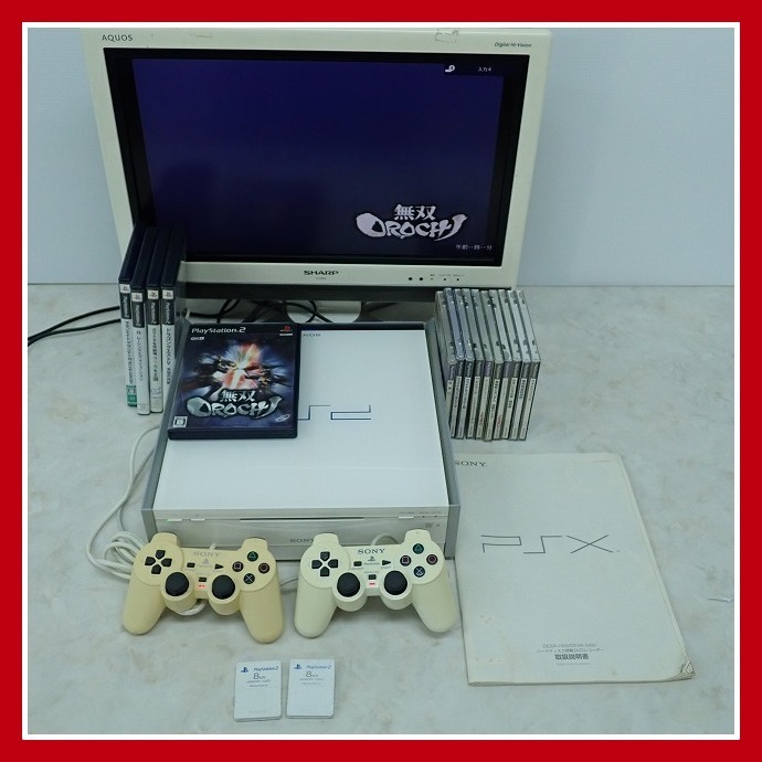 動作品 PSX DESR-7000 ハードディスク搭載DVDレコーダー 取説付 + PS2