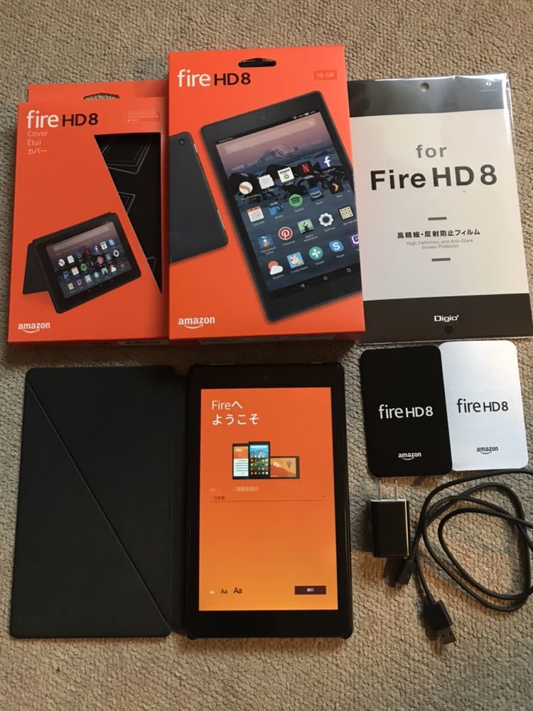 美中古品】Fire HD 8（第7世代）16GB Amazon Kindle タブレット 【公式