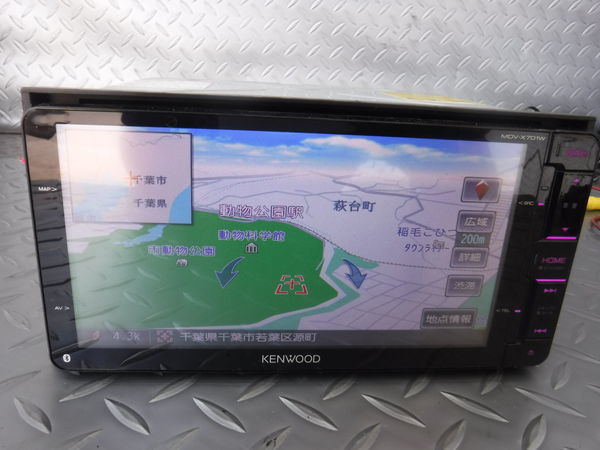KENWOOD ケンウッド メモリーナビ MDV-D503地図データ2015年チェックOK