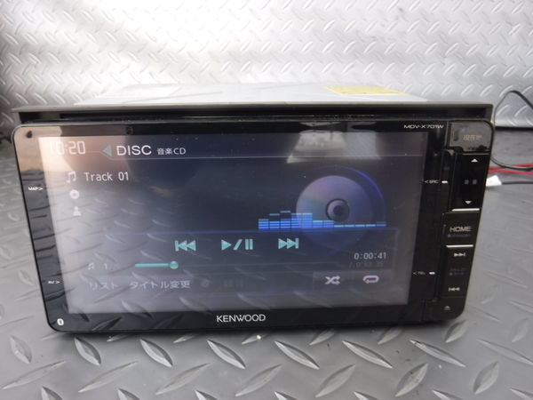 KENWOOD ケンウッド メモリーナビ MDV-D503地図データ2015年チェックOK