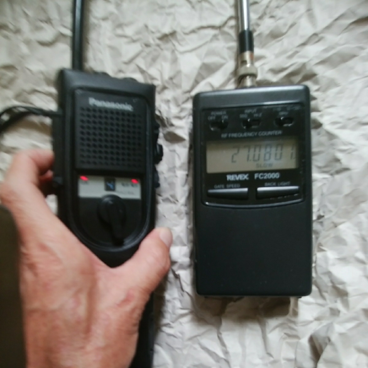 NATIONAL RJ-411 CBトランシーバー 500mw 8ch 美品 説明確認ください
