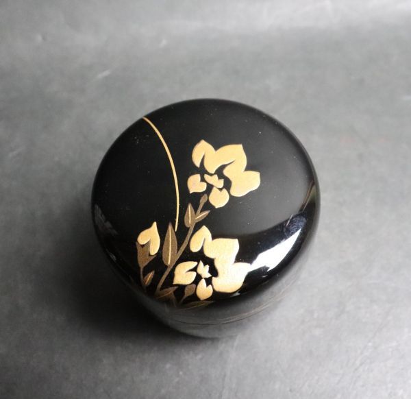 茶道具　筑紫筑良　欅摺漆八橋　大棗　棗　茶入　桔梗　螺鈿　蒔絵　共箱 茶道具 筑紫筑良 欅摺漆八橋 大棗 棗 茶入 桔梗 螺鈿 蒔絵 共箱 【公式