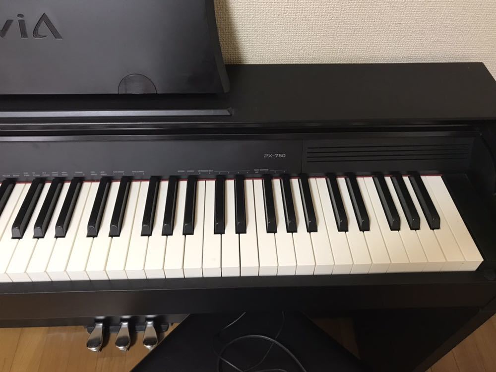 楽器・機材 【引き取り限定】美品 Privia 電子ピアノ 黒