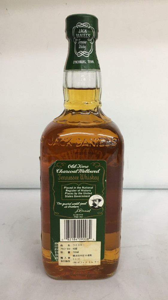 未開栓】JACK DANIELS（ジャックダニエル）グリーンボトル 750ml 40