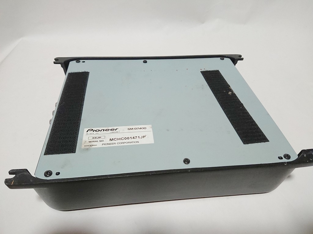 カロッツェリア GM-D7400 パワーアンプ 4チャンネル 動作未確認 自動車