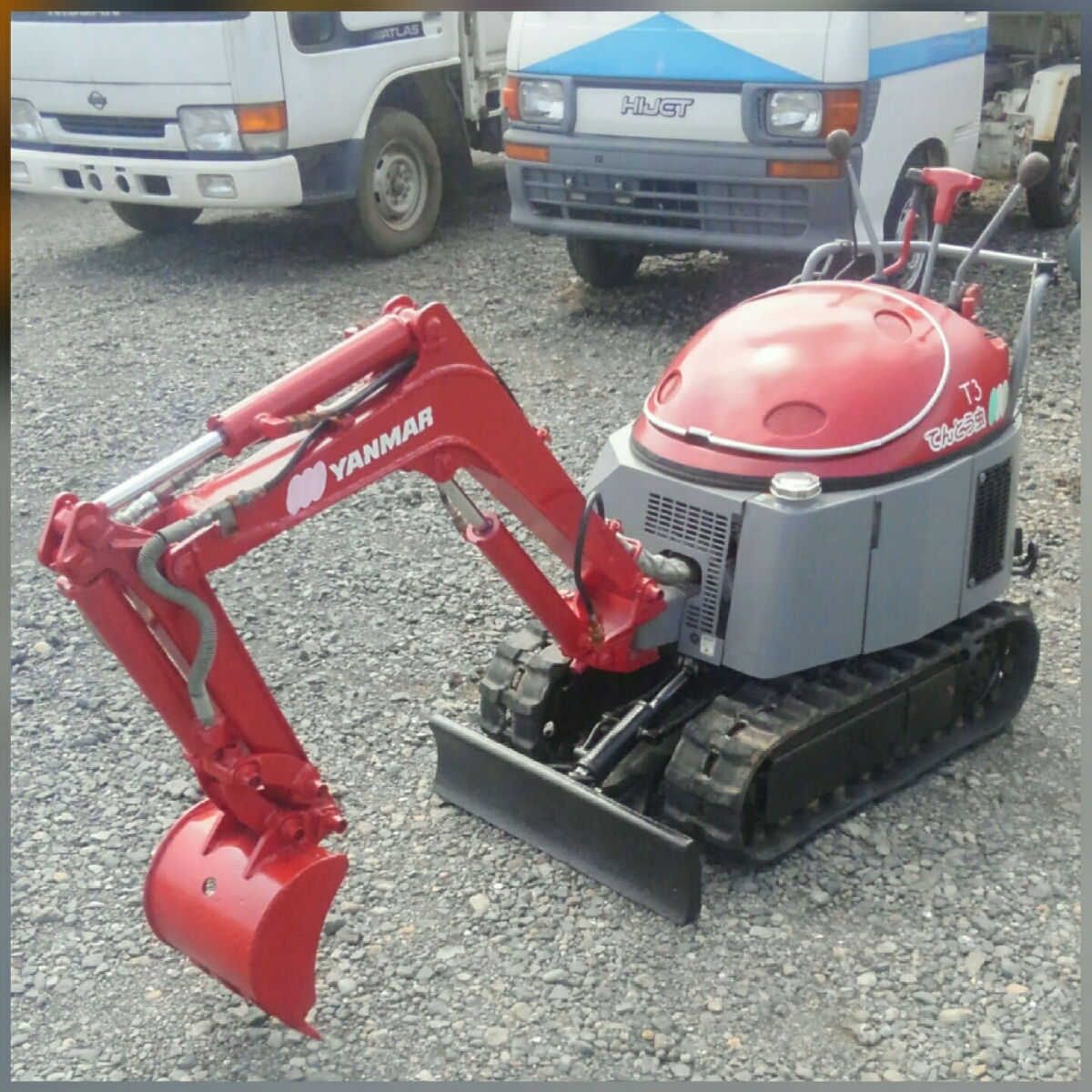 ヤンマー てんとう虫 ミニユンボ バックホー 茨城 中古 ミニショベルT3