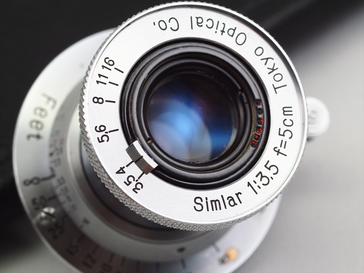 沈胴 東京光学 Simlar 5cm F3.5 Lマウント Leotax レオタックス Topcor