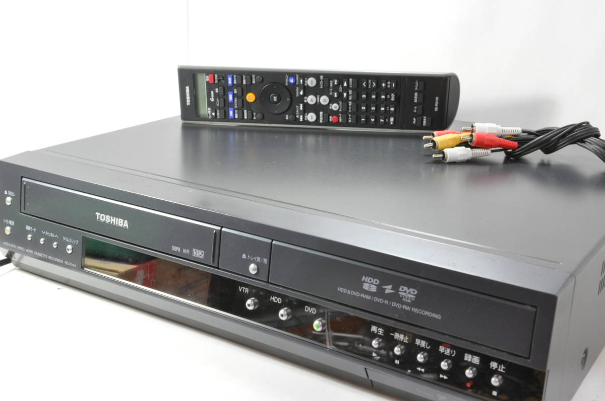 東芝 RD-XV44 VTR一体型HDD＆DVDレコーダー VHS ビデオデッキ 東芝