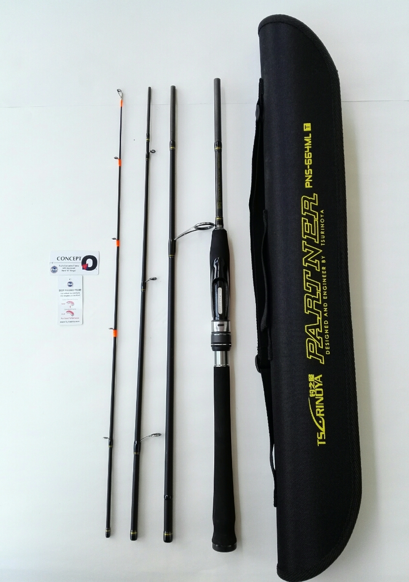 パックロッド スピニングロッド 6 6ft 仕舞55cm ４本継 Fujiガイド Oリング バス ロックフィッシュ 等 S664 Tsurinoya Azon バス用 売買されたオークション情報 Yahooの商品情報をアーカイブ公開 オークファン Aucfan Com