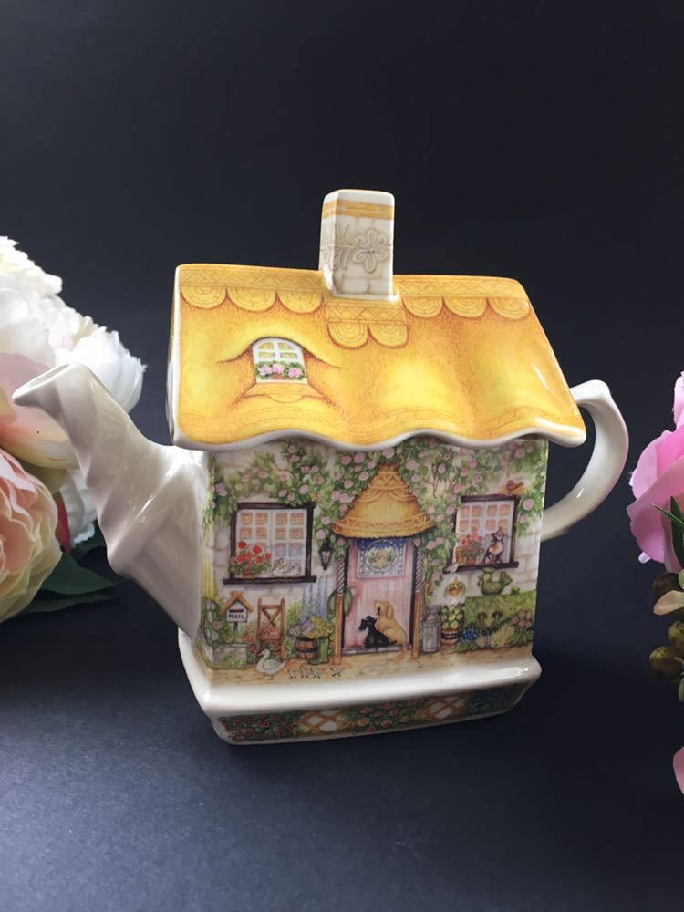  英国ヴィンテージ サドラー イングリッシュ カントリーコテージ ローズ コテージ ティーポット(ポット)｜売買されたオークション情報、yahooの商品情報をアーカイブ公開 - オークファン 茶器