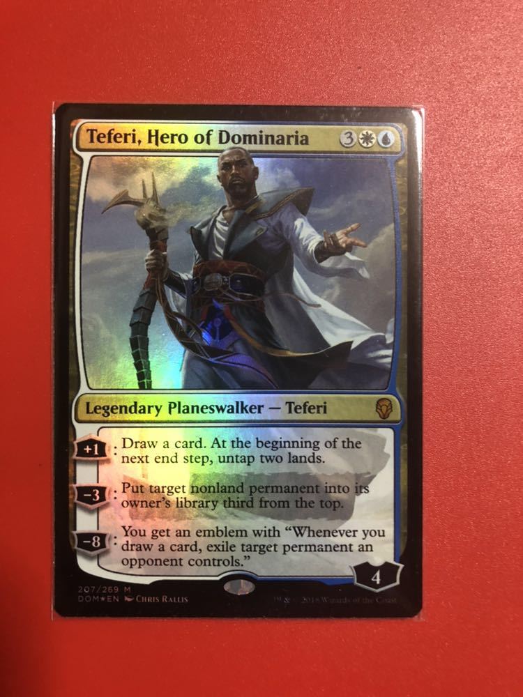 of Hero - ドミナリアの英雄、テフェリー メルカリ Dominaria foil MTG