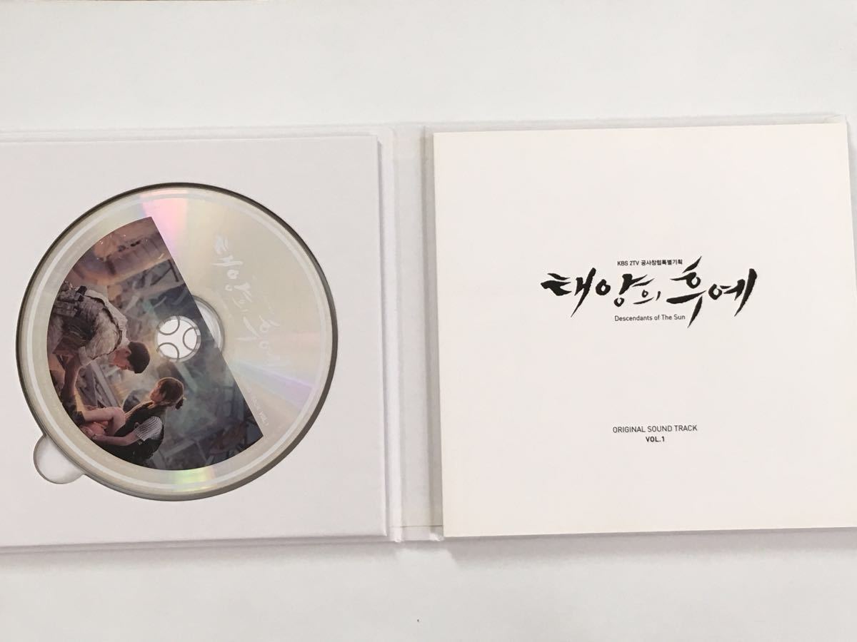 太陽の末裔 OST Vol.1＋Vol.2 韓国正規版 CD 太陽の末裔 CD.DVD vol.1